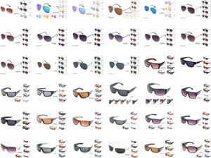144 Pairs Top Sales Men's Aviator & Fashion Style Sunglasses $192 - GOGOsunglasses, IG sunglasses, sunglasses, reading glasses, clear lens, kids sunglasses, fashion sunglasses, women sunglasses, men sunglasses