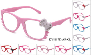 KY8187D-AR-CL - GOGOsunglasses, IG sunglasses, sunglasses, reading glasses, clear lens, kids sunglasses, fashion sunglasses, women sunglasses, men sunglasses