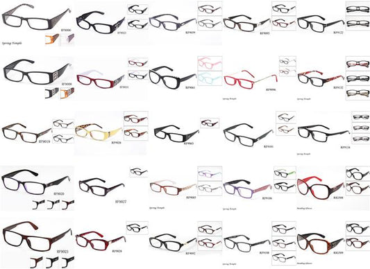 144 Pairs Top Sales Fashion Reading Glasses Special Package - GOGOsunglasses, IG sunglasses, sunglasses, reading glasses, clear lens, kids sunglasses, fashion sunglasses, women sunglasses, men sunglasses